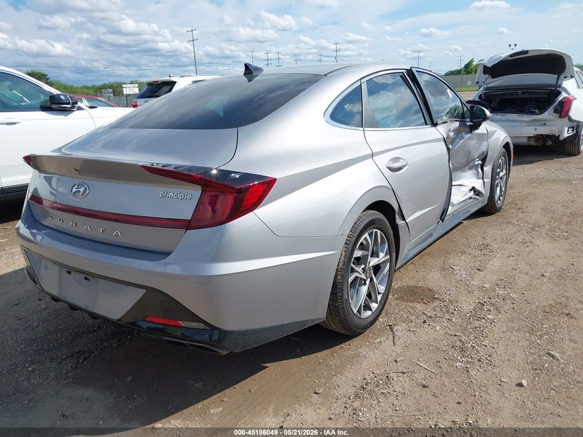 2023 Hyundai Sonata VIN KMHL64JA8PA278168 IAAI salvage auction — RIGHT SIDE, Salvage (Texas), sold $5,600 on 2026-07-20 (photo 4)