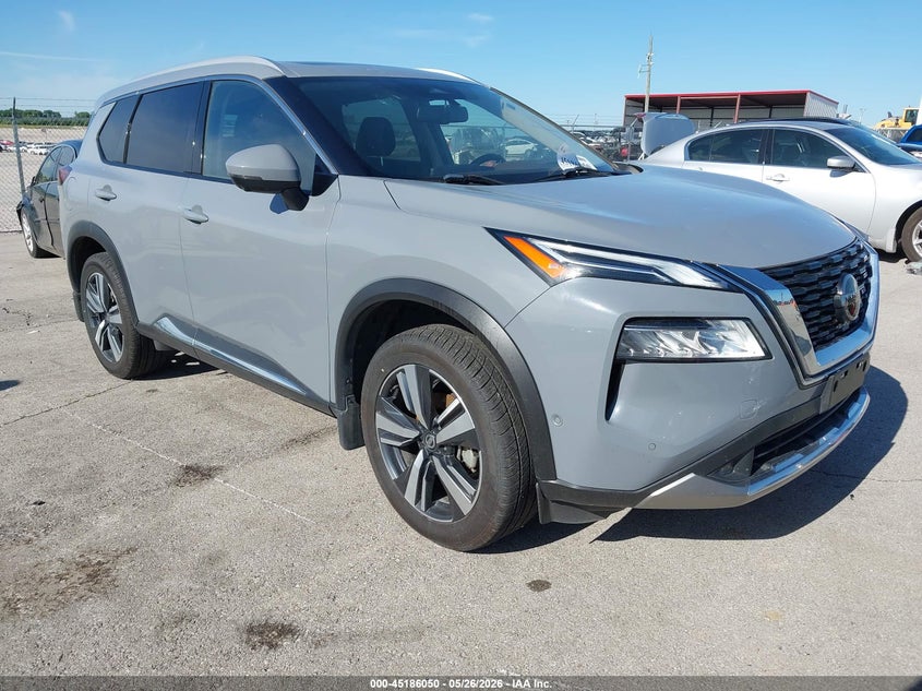 2021 Nissan Rogue VIN JN8AT3DDXMW304308 IAAI salvage auction — HAIL, Clear (Missouri), sold $12,850 on 2026-07-09 (photo 1)