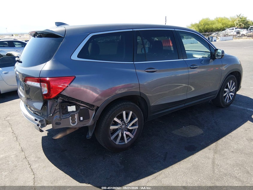 2020 Honda Pilot VIN 5FNYF5H56LB012660 IAAI salvage auction — REAR END, Salvage (Nevada), sold $4,050 on 2026-07-25 (photo 4)