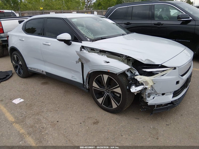 2024 Polestar 2 VIN YSMFE3KA7RL221551 IAAI salvage auction — RIGHT FRONT, Clear (Colorado), sold $7,725 on 2026-07-28 (photo 1)