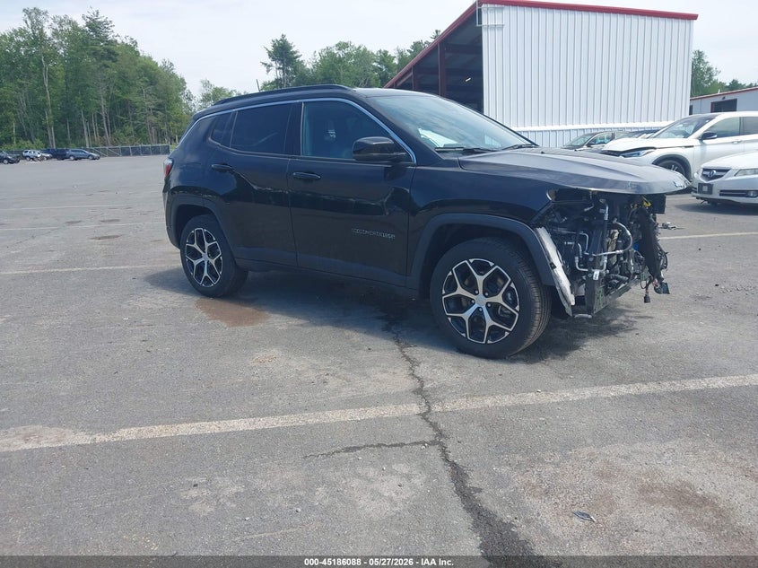 2024 Jeep Compass VIN 3C4NJDCN6RT166539 IAAI salvage auction — FRONT END, Mv-907A (New York), sold $5,200 on 2026-07-24 (photo 1)
