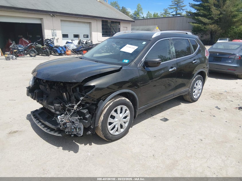 2016 Nissan Rogue VIN KNMAT2MV4GP679754 IAAI salvage auction — FRONT END, Salvage (New Hampshire), sold $800 on 2026-07-29 (photo 2)