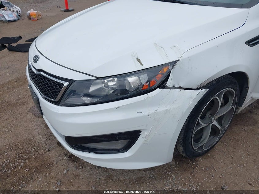 2012 Kia Optima VIN 5XXGR4A61CG010280 IAAI salvage auction — LEFT FRONT, Salvage (Montana), sold $1,200 on 2026-07-15 (photo 6)