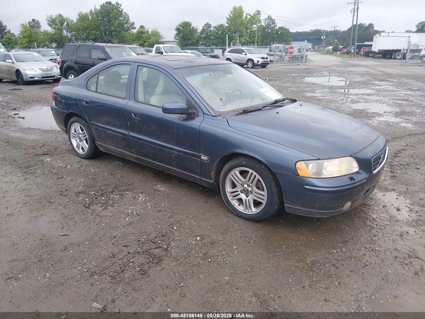 2006 Volvo S60 VIN YV1RS592X62545780 IAAI salvage auction — NORMAL WEAR, Clear (Virginia), sold $1,350 on 2026-08-07 (photo 1)