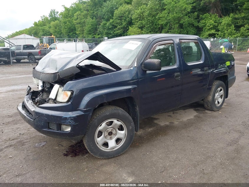 2011 Honda Ridgeline VIN 5FPYK1F23BB452242 IAAI salvage auction — FRONT END, Salvage - Greater Than 75% (Maryland), sold $650 on 2026-07-19 (photo 2)