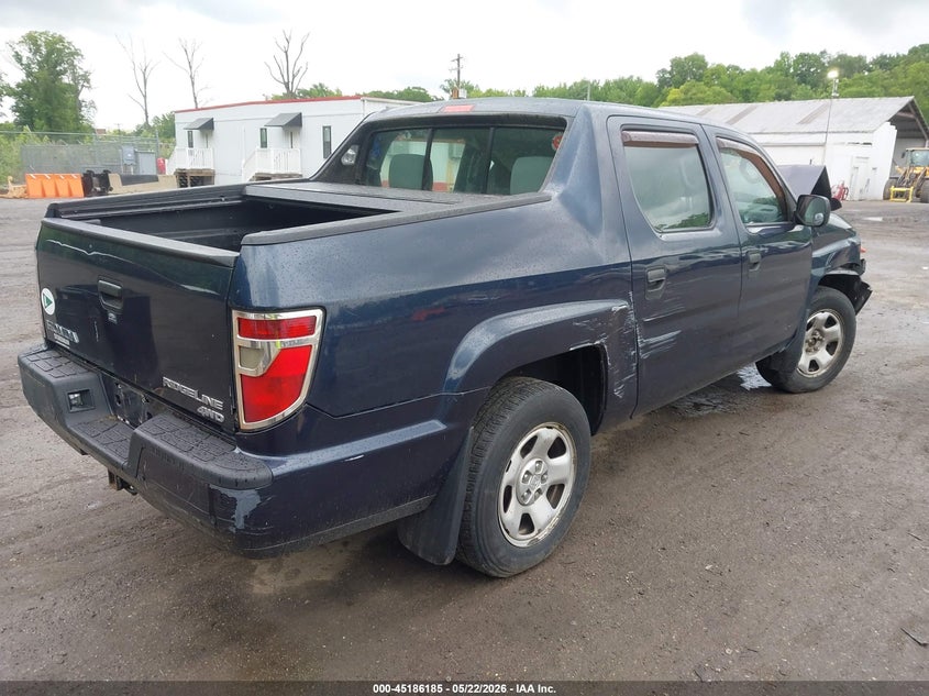 2011 Honda Ridgeline VIN 5FPYK1F23BB452242 IAAI salvage auction — FRONT END, Salvage - Greater Than 75% (Maryland), sold $650 on 2026-07-21 (photo 4)