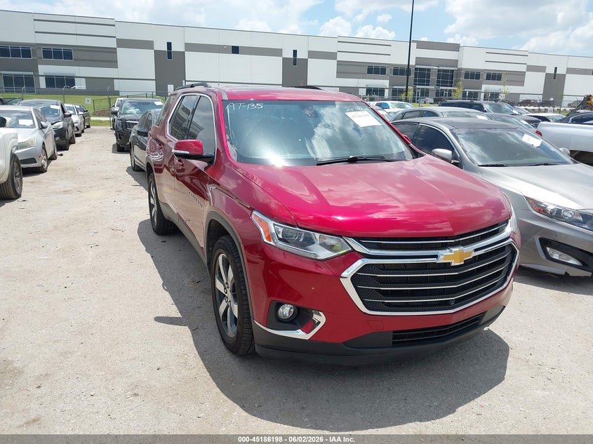 2020 Chevrolet Traverse VIN 1GNERHKW8LJ130867 IAAI salvage auction — THEFT, Salvage (Tennessee), sold $7,000 on 2026-07-31 (photo 1)