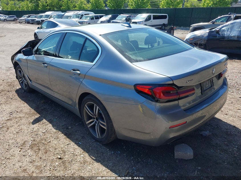 2021 BMW 5er VIN WBA13BJ00MCF73877 IAAI salvage auction — FRONT END, Mv-907A (New York), sold $4,400 on 2026-07-07 (photo 3)
