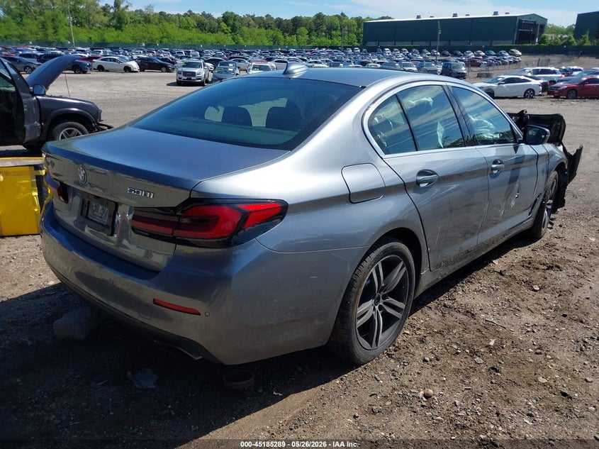 2021 BMW 5er VIN WBA13BJ00MCF73877 IAAI salvage auction — FRONT END, Mv-907A (New York), sold $4,400 on 2026-07-07 (photo 4)