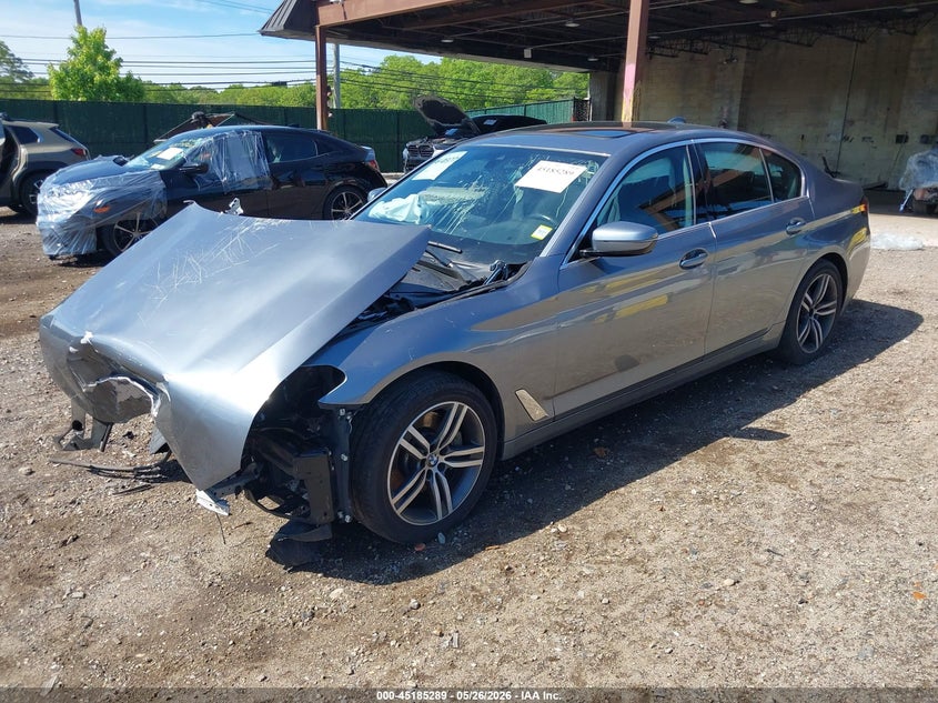 2021 BMW 5er VIN WBA13BJ00MCF73877 IAAI salvage auction — FRONT END, Mv-907A (New York), sold $4,400 on 2026-07-07 (photo 6)