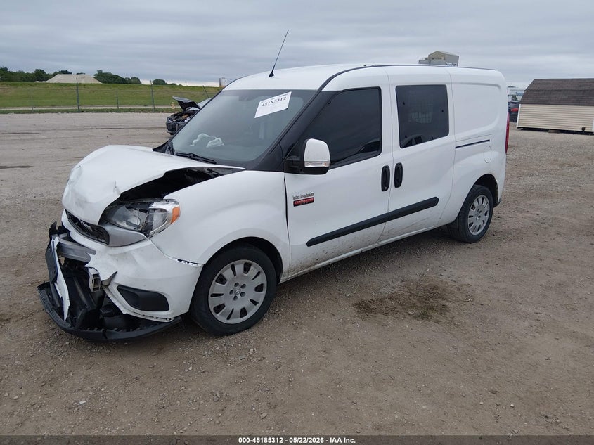 2021 Ram Promaster city VIN ZFBHRFBB7M6V74658 IAAI salvage auction — FRONT END, Salvage (Illinois), sold $1,050 on 2026-07-16 (photo 2)