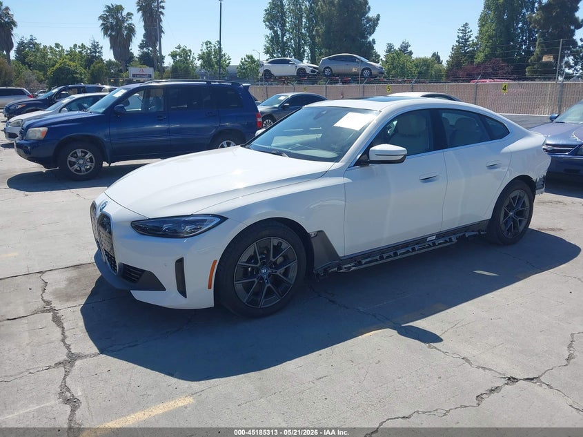 2024 BMW I4 VIN WBY73AW05RFR50687 IAAI salvage auction — REAR END, Salvage (California), sold $13,500 on 2026-07-13 (photo 2)