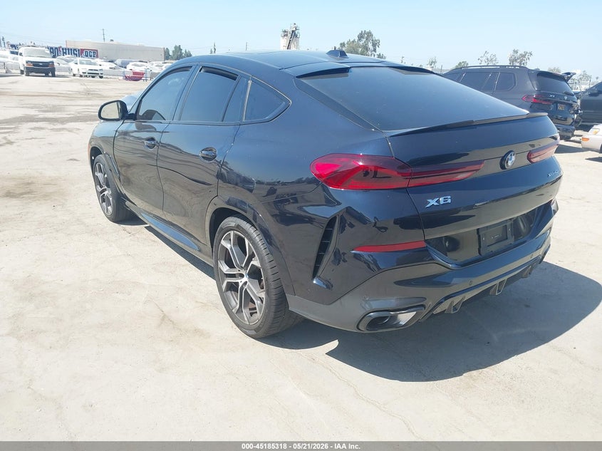 2024 BMW X6 VIN 5UX33EX03R9T76867 IAAI salvage auction — FRONT END, Salvage (California), sold $31,250 on 2026-07-27 (photo 3)