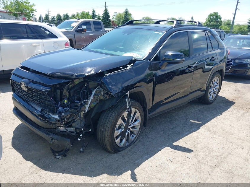 2024 Toyota Rav 4 VIN 2T3A1RFV7RW446132 IAAI salvage auction — FRONT END, Clear (Michigan), sold $12,200 on 2026-07-18 (photo 2)