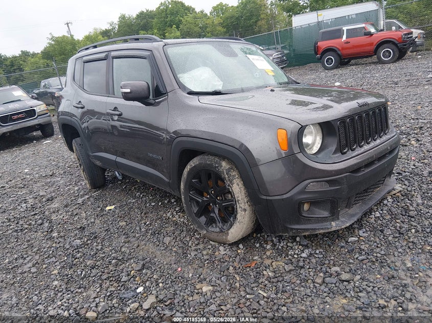 2017 Jeep Renegade VIN ZACCJBBB3HPF55163 IAAI salvage auction — LEFT FRONT, Salvage (West Virginia), sold $200 on 2026-07-22 (photo 1)