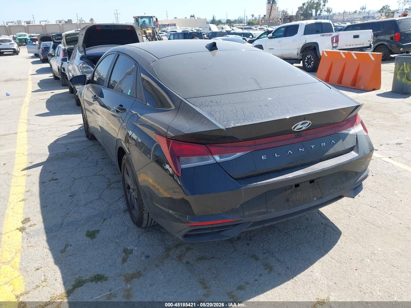 2021 Hyundai Elantra VIN 5NPLS4AG8MH004770 IAAI salvage auction — LEFT FRONT, Salvage (California), sold $4,000 on 2026-07-08 (photo 3)