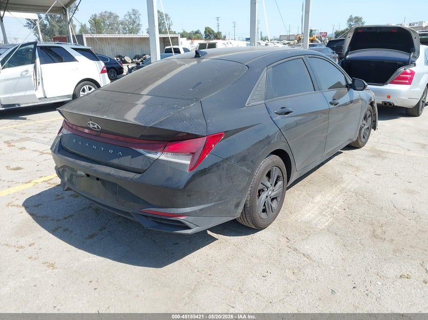 2021 Hyundai Elantra VIN 5NPLS4AG8MH004770 IAAI salvage auction — LEFT FRONT, Salvage (California), sold $4,000 on 2026-07-08 (photo 4)