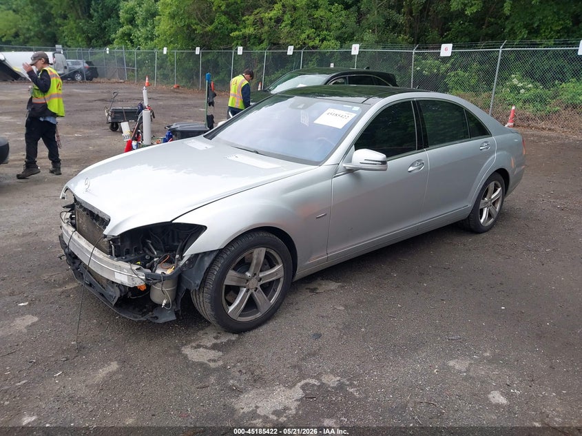 2012 Mercedes-benz S-klasse VIN WDDNG9EB4CA470830 IAAI salvage auction — FRONT END, Salvage - Greater Than 75% (Maryland), sold $1,300 on 2026-07-14 (photo 2)