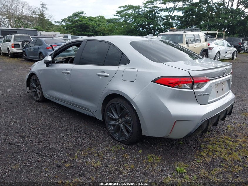 2025 Toyota Corolla VIN JTDP4MCE4S3525565 IAAI salvage auction — FRONT END, Clear (Hawaii), sold $1,650 on 2026-07-28 (photo 3)