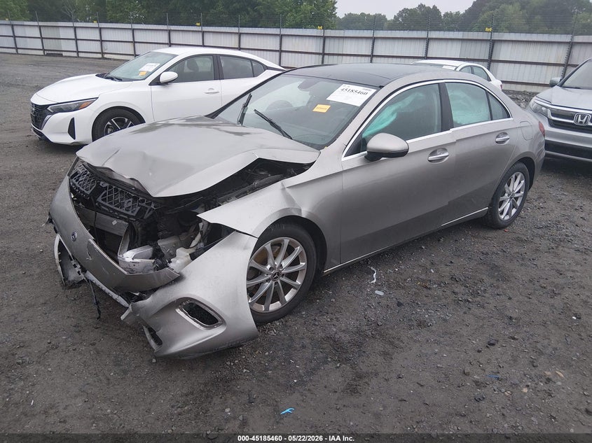 2020 Mercedes-benz A-klasse VIN WDD3G4EB9LW037954 IAAI salvage auction — FRONT END, Salvage (Arkansas), sold $3,250 on 2026-08-15 (photo 2)