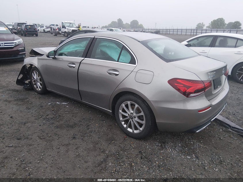 2020 Mercedes-benz A-klasse VIN WDD3G4EB9LW037954 IAAI salvage auction — FRONT END, Salvage (Arkansas), sold $3,250 on 2026-08-15 (photo 3)