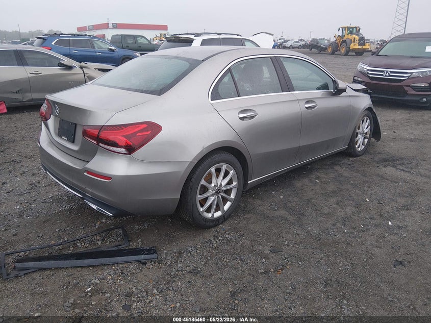 2020 Mercedes-benz A-klasse VIN WDD3G4EB9LW037954 IAAI salvage auction — FRONT END, Salvage (Arkansas), sold $3,250 on 2026-08-15 (photo 4)