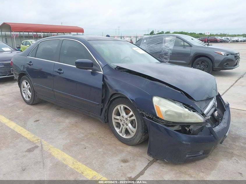 2006 Honda Accord VIN JHMCM56896C004484 IAAI salvage auction — FRONT END, Salvage (Texas), sold $300 on 2026-07-06 (photo 1)