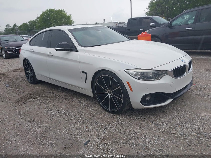 2015 BMW 4er VIN WBA4B1C51FD418090 IAAI salvage auction — HAIL, Clear (Missouri), sold $4,400 on 2026-08-10 (photo 1)