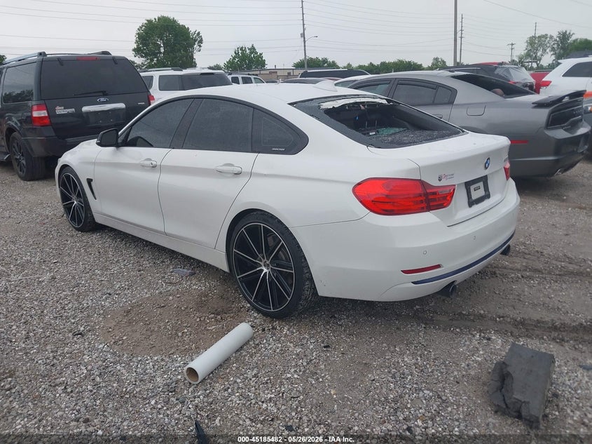 2015 BMW 4er VIN WBA4B1C51FD418090 IAAI salvage auction — HAIL, Clear (Missouri), sold $4,400 on 2026-08-10 (photo 3)