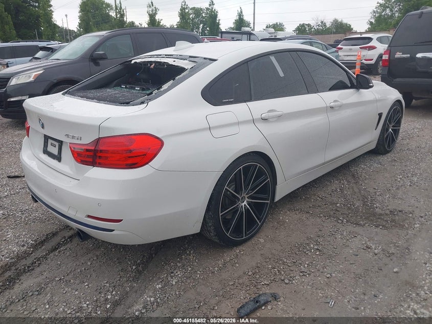 2015 BMW 4er VIN WBA4B1C51FD418090 IAAI salvage auction — HAIL, Clear (Missouri), sold $4,400 on 2026-08-10 (photo 4)