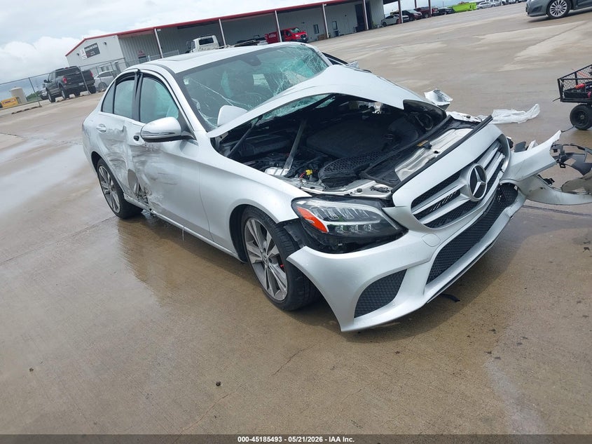 2019 Mercedes-benz C-klasse VIN 55SWF8DB7KU287892 IAAI salvage auction — ROLLOVER, Salvage (Texas), sold $2,250 on 2026-07-31 (photo 1)