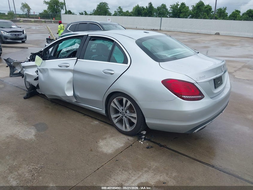 2019 Mercedes-benz C-klasse VIN 55SWF8DB7KU287892 IAAI salvage auction — ROLLOVER, Salvage (Texas), sold $2,250 on 2026-07-31 (photo 3)