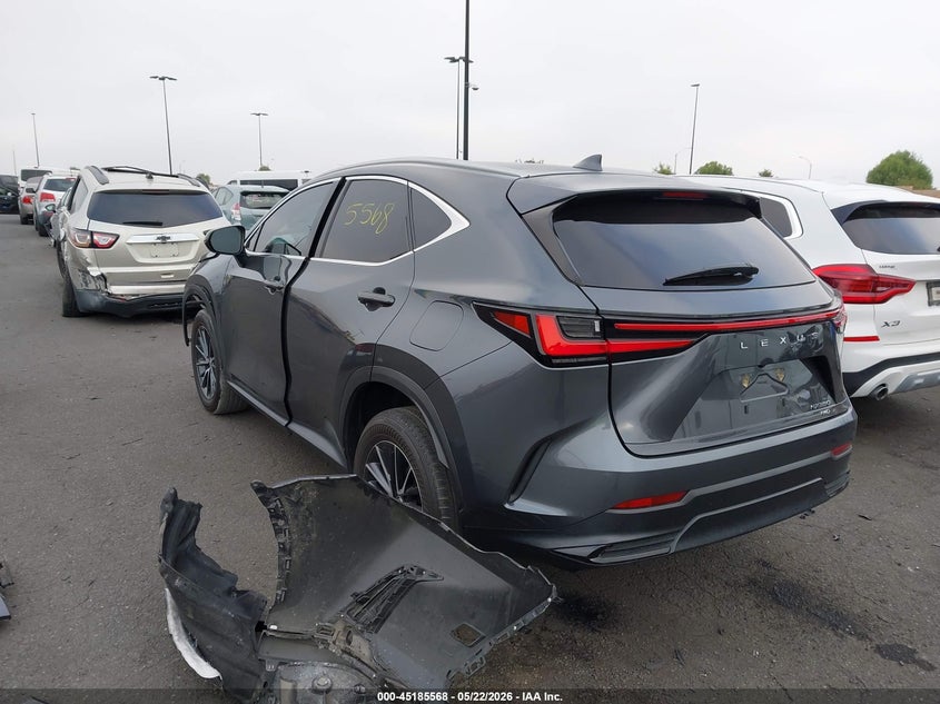 2024 Lexus Nx VIN 2T2AGCEZ3RC037700 IAAI salvage auction — Front End, Salvage Certificate (California), sold $16,350 on 2026-06-26 (photo 3)