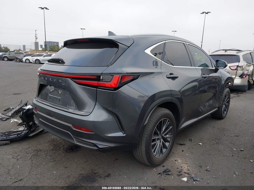 2024 Lexus Nx VIN 2T2AGCEZ3RC037700 IAAI salvage auction — Front End, Salvage Certificate (California), sold $16,350 on 2026-06-26 (photo 4)