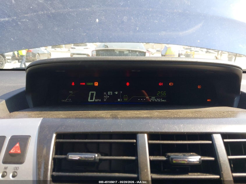 2012 Toyota Prius v VIN JTDZN3EU4C3026982 IAAI salvage auction — RIGHT FRONT, Salvage (California), sold $800 on 2026-07-08 (photo 7)