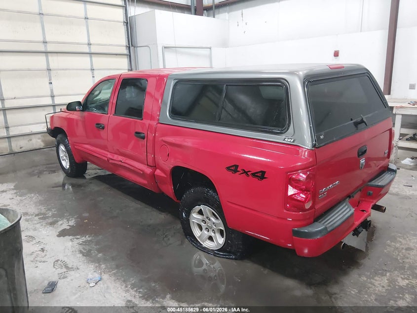 2006 Dodge Dakota VIN 1D7HW48N66S502863 IAAI salvage auction — LEFT REAR, Salvage (Idaho), sold $650 on 2026-07-31 (photo 3)