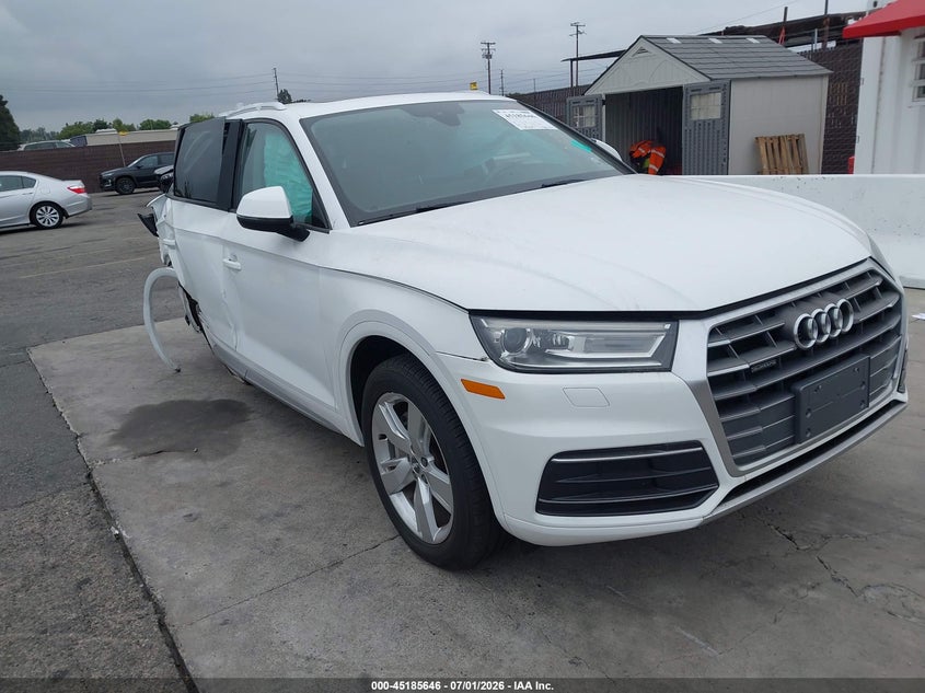 2018 Audi Q5 VIN WA1ANAFY5J2023010 IAAI salvage auction — RIGHT REAR, Salvage (California), sold $3,850 on 2026-07-29 (photo 1)