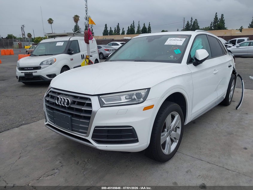 2018 Audi Q5 VIN WA1ANAFY5J2023010 IAAI salvage auction — RIGHT REAR, Salvage (California), sold $3,850 on 2026-07-29 (photo 2)