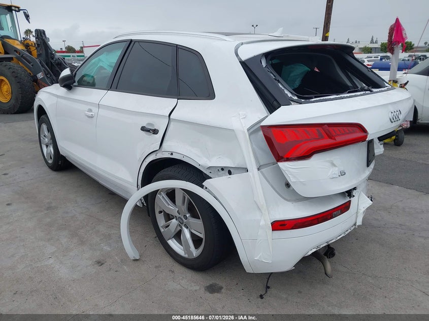 2018 Audi Q5 VIN WA1ANAFY5J2023010 IAAI salvage auction — RIGHT REAR, Salvage (California), sold $3,850 on 2026-07-29 (photo 3)