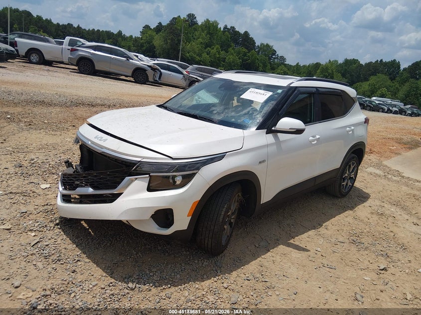 2022 Kia Seltos VIN KNDERCAA4N7302796 IAAI salvage auction — FRONT END, Salvage (North Carolina), sold $3,500 on 2026-07-06 (photo 2)