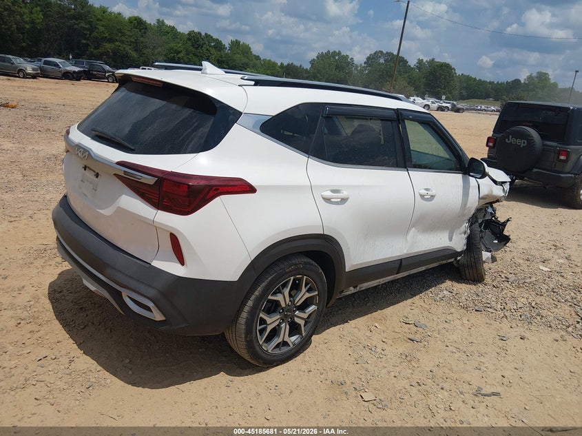 2022 Kia Seltos VIN KNDERCAA4N7302796 IAAI salvage auction — FRONT END, Salvage (North Carolina), sold $3,500 on 2026-07-06 (photo 4)
