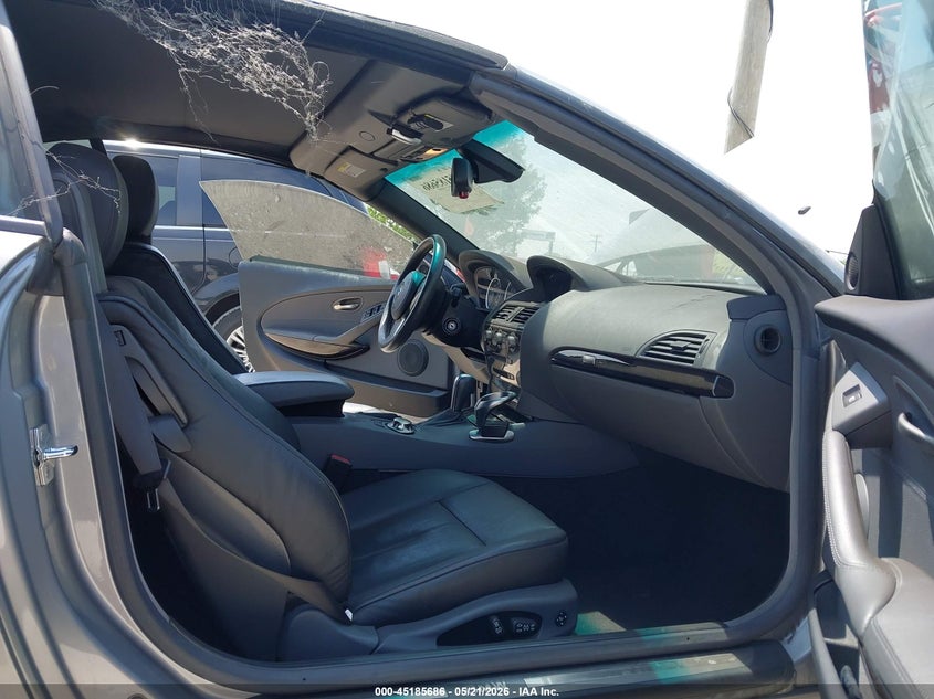 2004 BMW 6er VIN WBAEK73434B321948 IAAI salvage auction — EXTERIOR BURN, Salvage (Illinois), sold $1,550 on 2026-07-08 (photo 5)