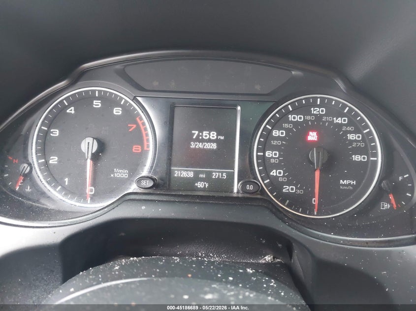 2012 Audi Q5 VIN WA1LFAFPXCA093348 IAAI salvage auction — FRONT END, Salvage (Ohio), sold $25 on 2026-07-29 (photo 7)