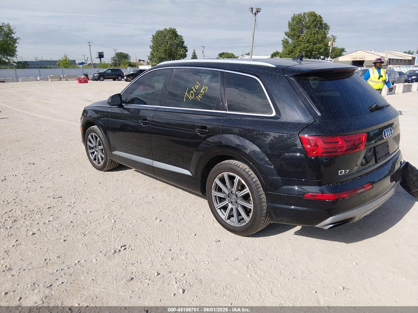 2017 Audi Q7 VIN WA1LAAF72HD053303 IAAI salvage auction — REAR END, Salvage Title, sold $4,100 on 2026-07-21 (photo 3)