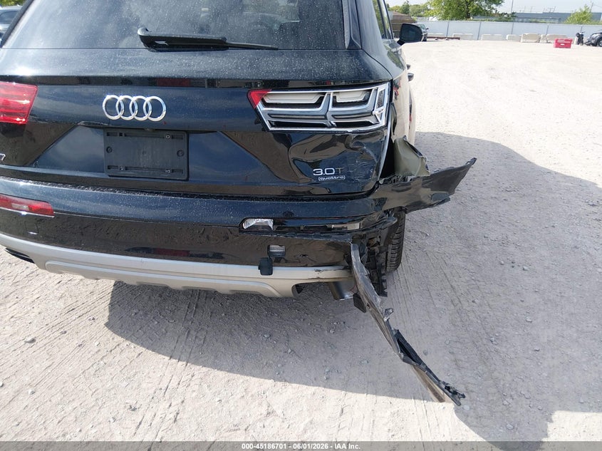 2017 Audi Q7 VIN WA1LAAF72HD053303 IAAI salvage auction — REAR END, Salvage Title, sold $4,100 on 2026-07-21 (photo 6)