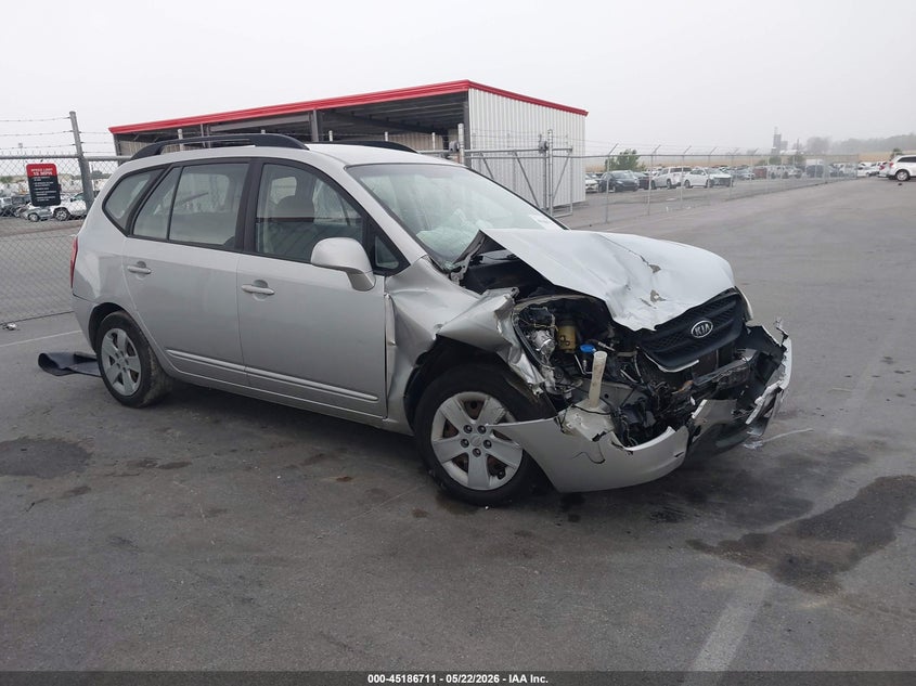 2009 Kia Rondo VIN KNAFG528897273176 IAAI salvage auction — FRONT & REAR, Certificate Of Title (Nebraska), sold $525 on 2026-07-09 (photo 1)