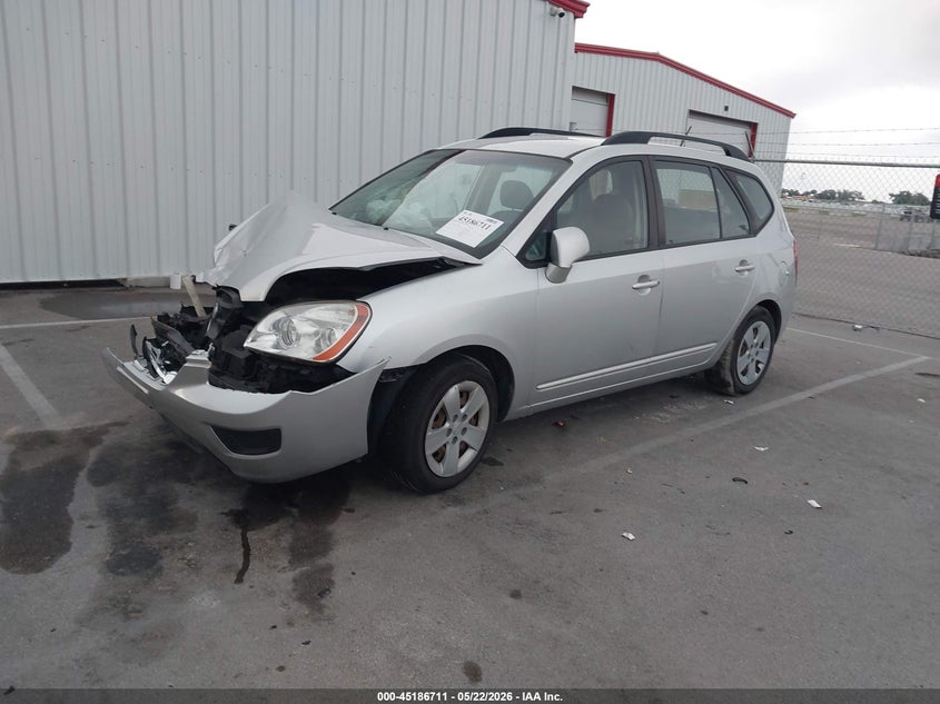 2009 Kia Rondo VIN KNAFG528897273176 IAAI salvage auction — FRONT & REAR, Certificate Of Title (Nebraska), sold $525 on 2026-07-09 (photo 2)