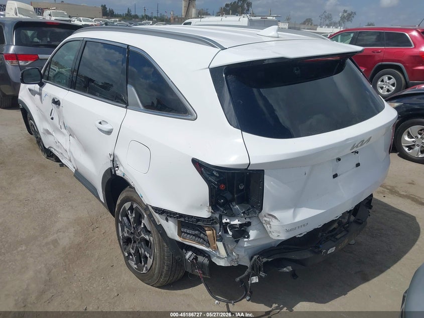 2024 Kia Sorento VIN 5XYRL4JC7RG297273 IAAI salvage auction — REAR END, Salvage Title, sold $9,200 on 2026-07-22 (photo 3)