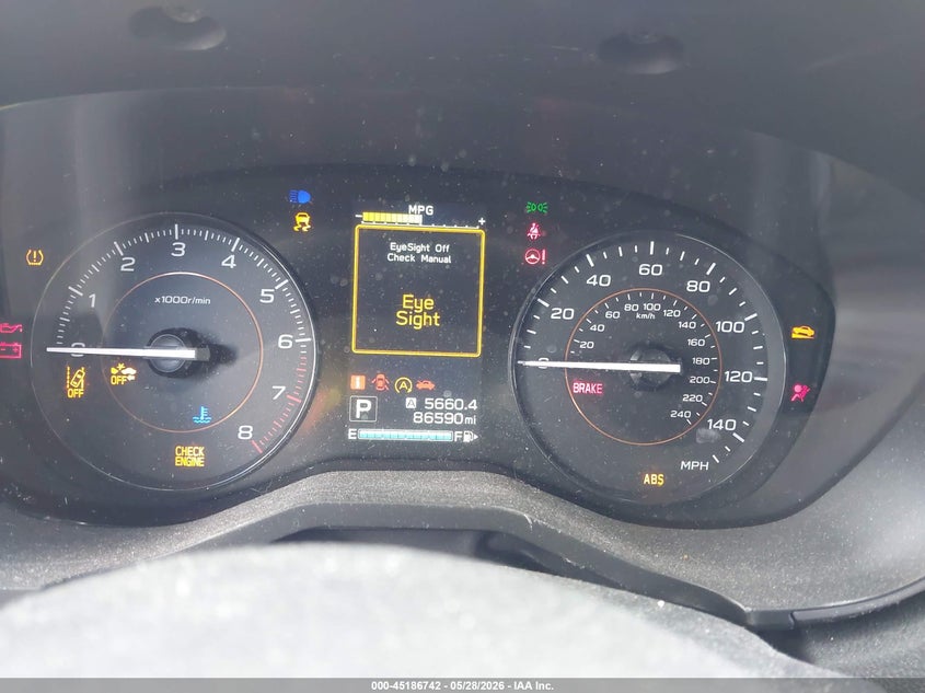 2022 Subaru Xv VIN JF2GTAPC7N8214960 IAAI salvage auction — FRONT END, Salvage Title, sold $1,550 on 2026-07-17 (photo 7)