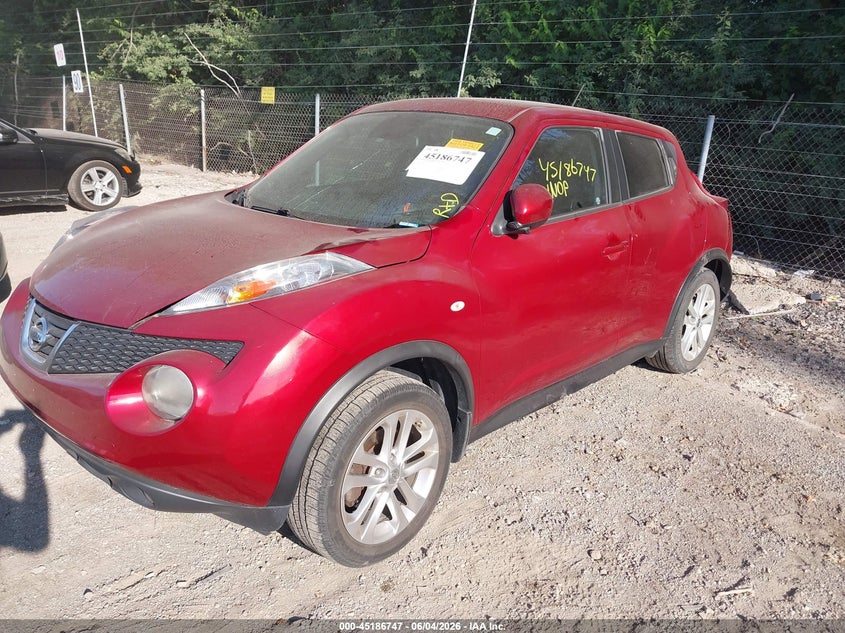 2013 Nissan Juke VIN JN8AF5MV2DT222537 IAAI salvage auction — FRONT & REAR, Salvage Title, sold $450 on 2026-07-22 (photo 2)